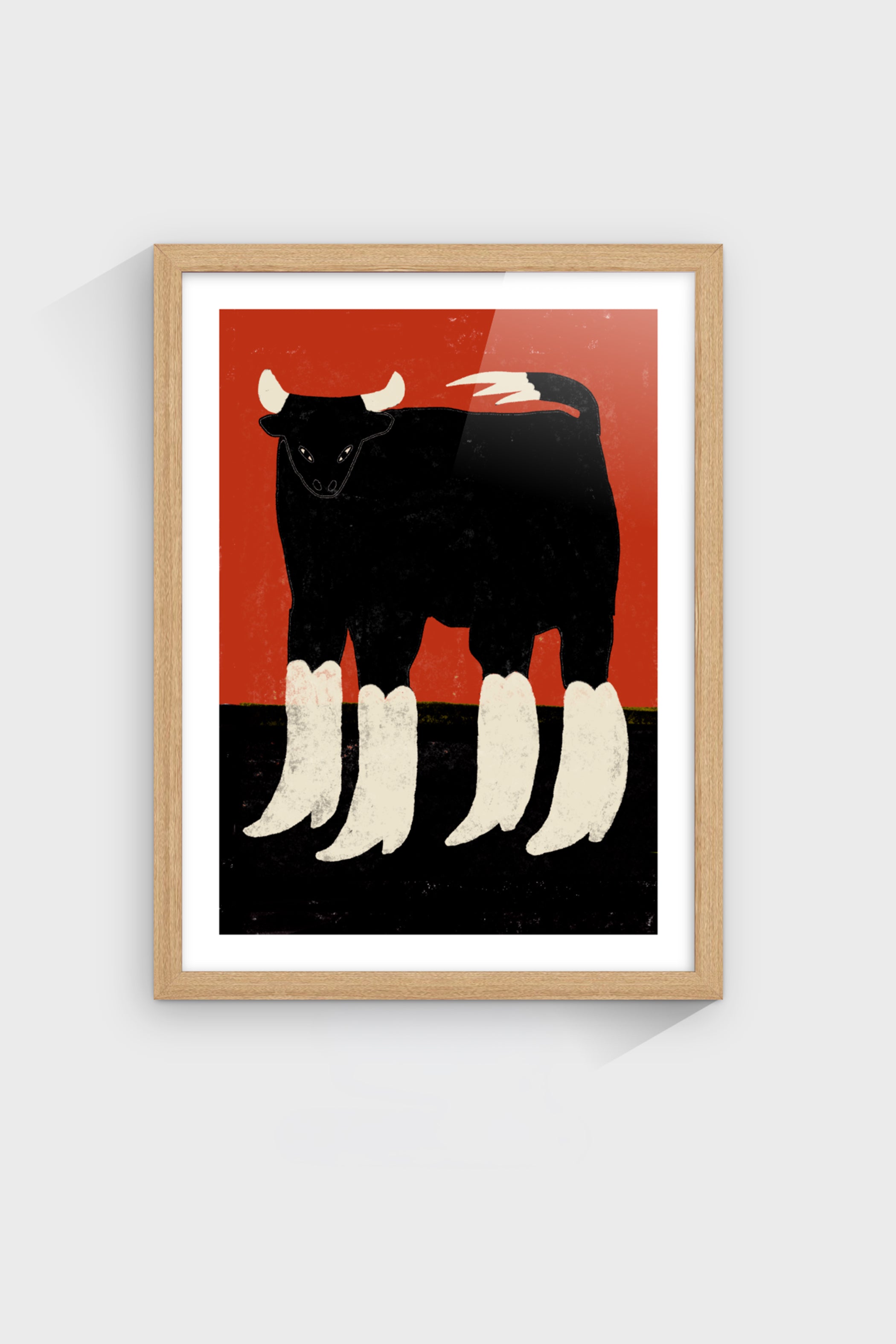Toro con botas